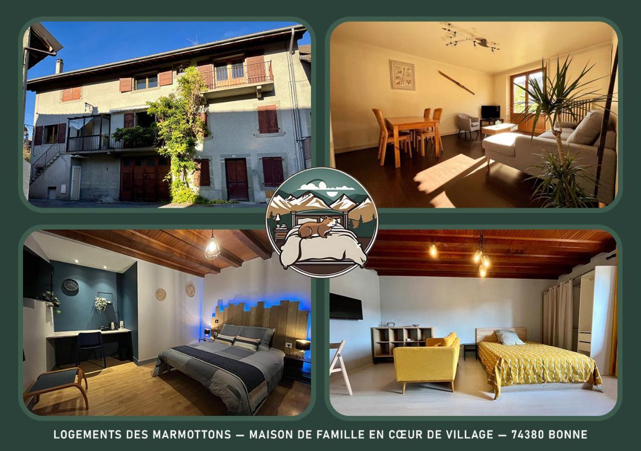 Logements Des Marmottons - Coeur De Village A Bonne-sur-Ménoge Exterior foto